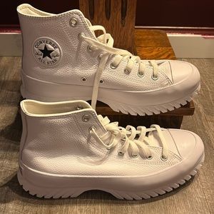 White Platform Chunky Converse Men’s 8.5/ Women’s 10.5